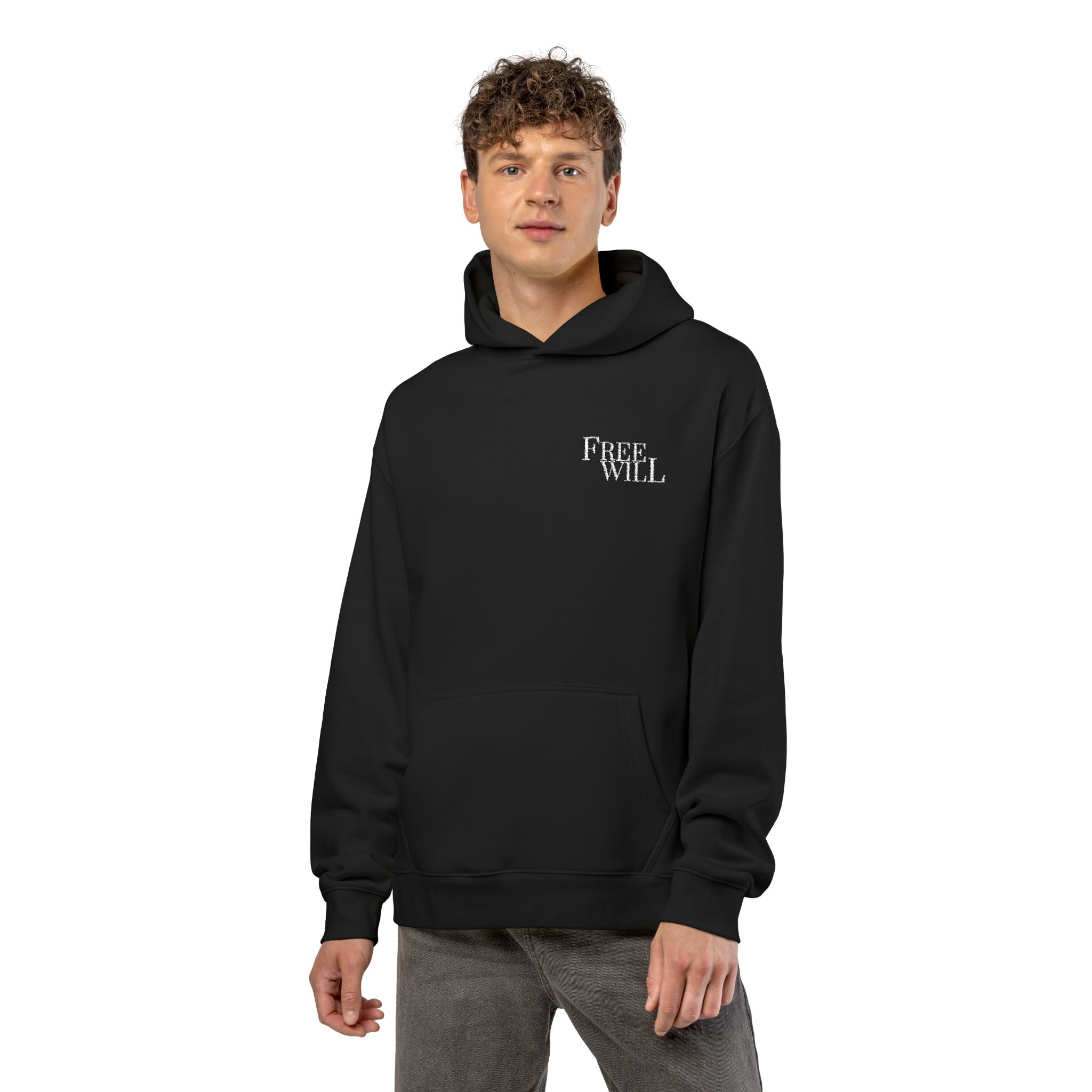 Hoodie FREE WILL Embroidered | Simply Comfort