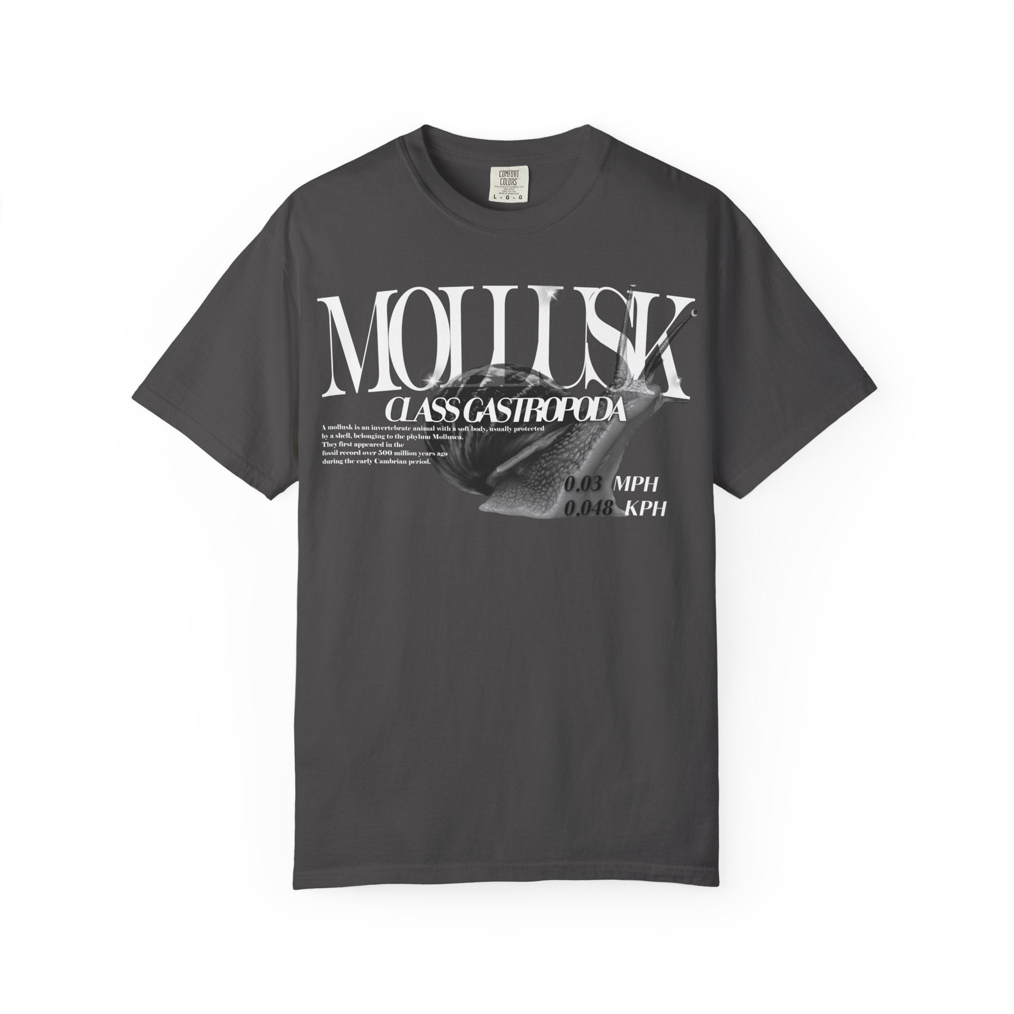 Mollusk Graphic T-Shirt | Abstract Text Design